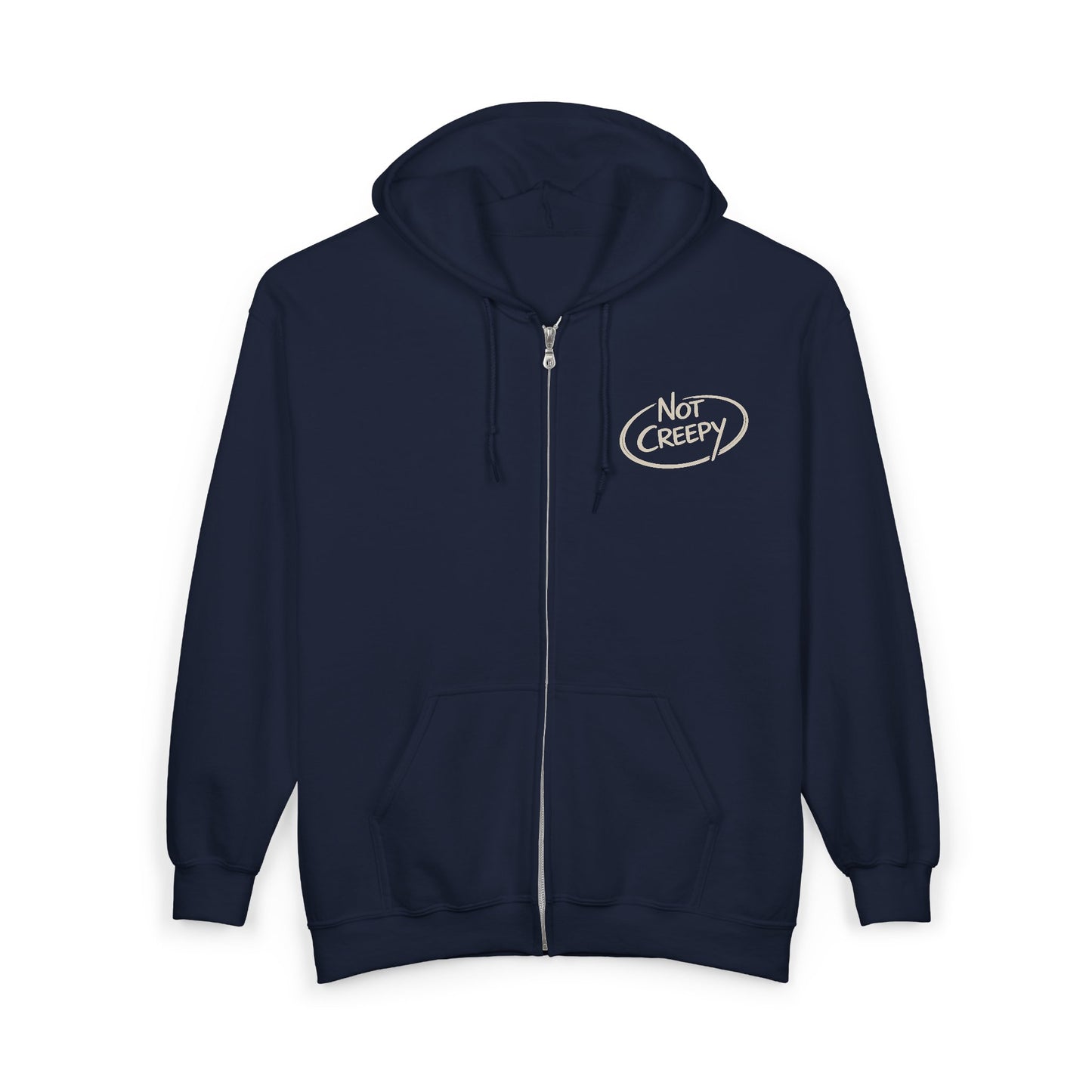 NOT CREEPY Zip Hoodie