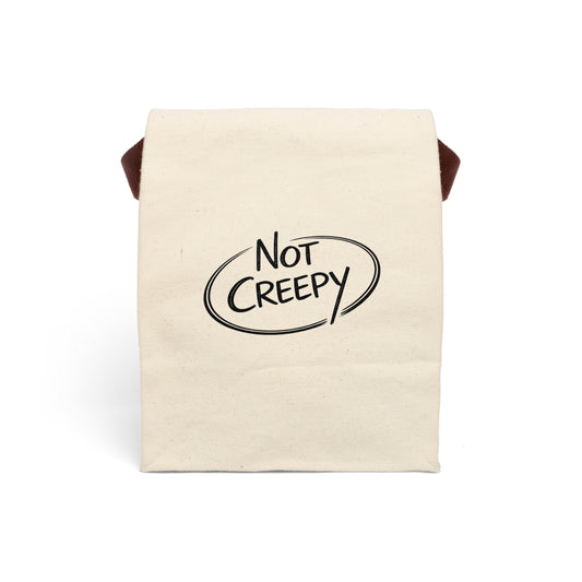 NOT CREEPY Canvas Lunch Bag